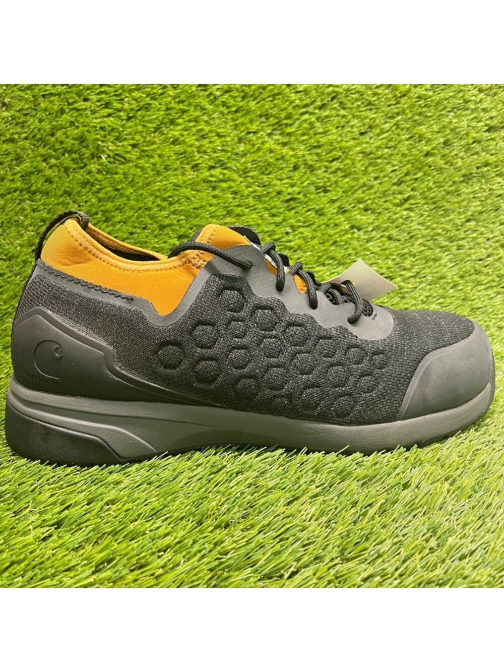 Carhartt Force Mens Size 10 Black Nano Composite Toe Lace Up Safety Work Shoes